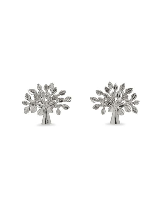 Mulberry White Tree Earrings