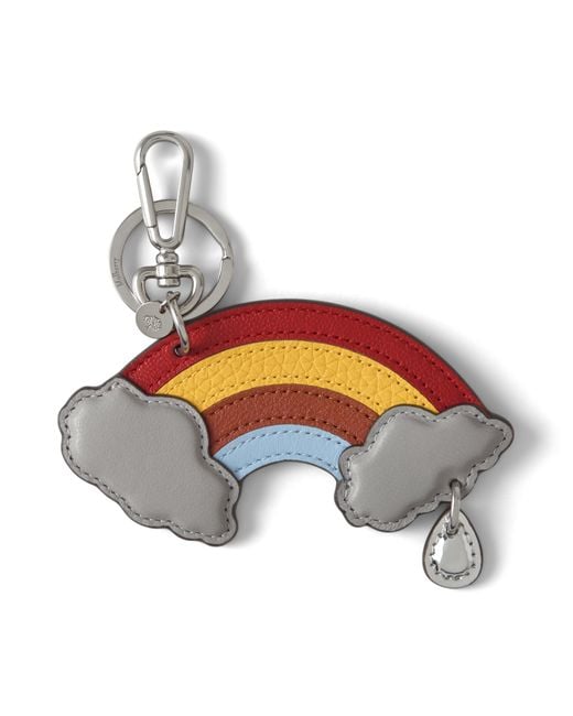 Mulberry Gray British Park Keyring