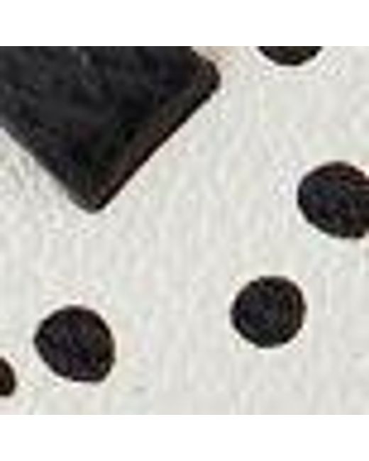 Mulberry White Puzzle Keyring