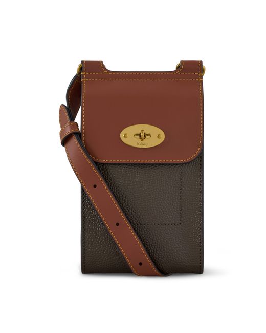 Mulberry Brown Mini Antony Mole-Cognac for men