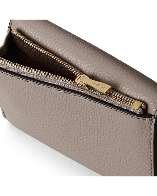 Mulberry Natural Darley Folded Multi-Card Wallet Cashmere Taupe