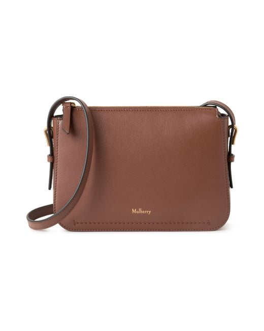Mulberry Brown Clovelly Pouch