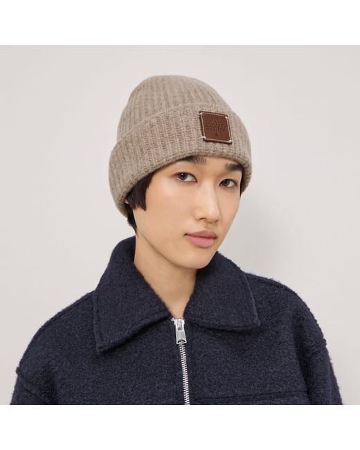 Mulberry Natural Solid Textured Beanie
