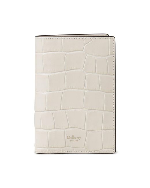 Mulberry Natural Passport Cover