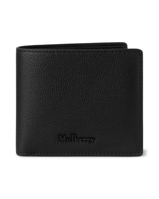 Mulberry Black Farringdon 8 Card Wallet for men