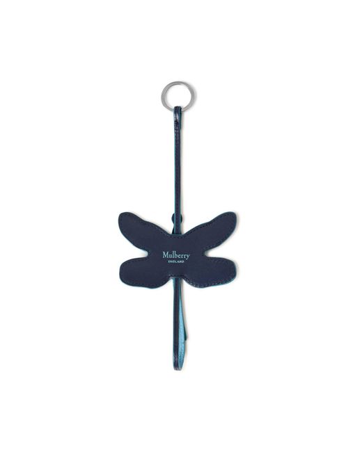 Mulberry Blue Dragonfly Keyring Night Sky