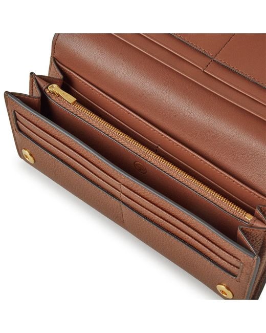 Mulberry Brown Continental Wallet