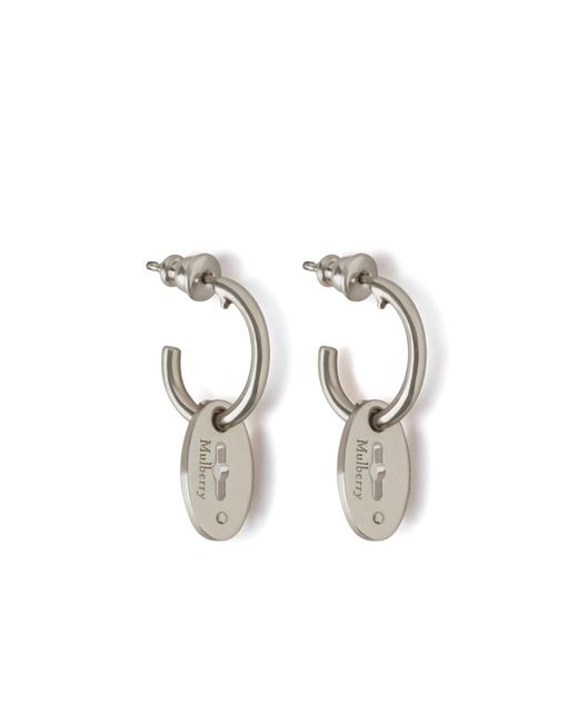 Mulberry Metallic Bayswater Hoop Earrings