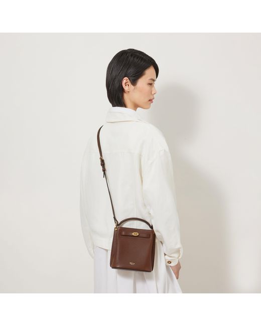 Mulberry Brown Mini Islington Bucket