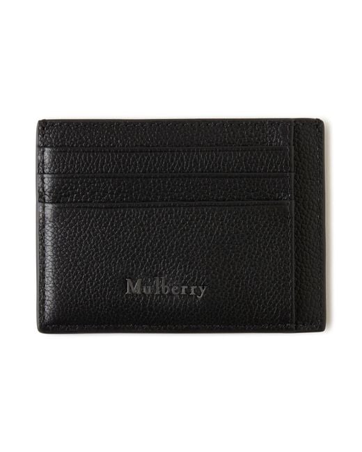 Mulberry Black Farringdon Card Holder for men