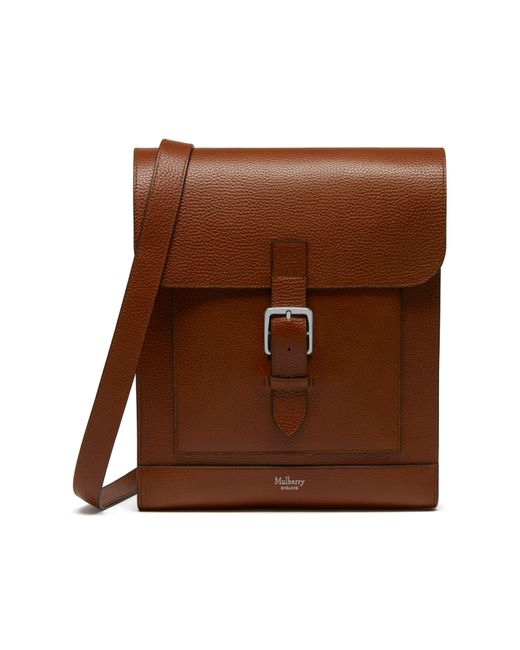 Mulberry Brown Chiltern Messenger for men
