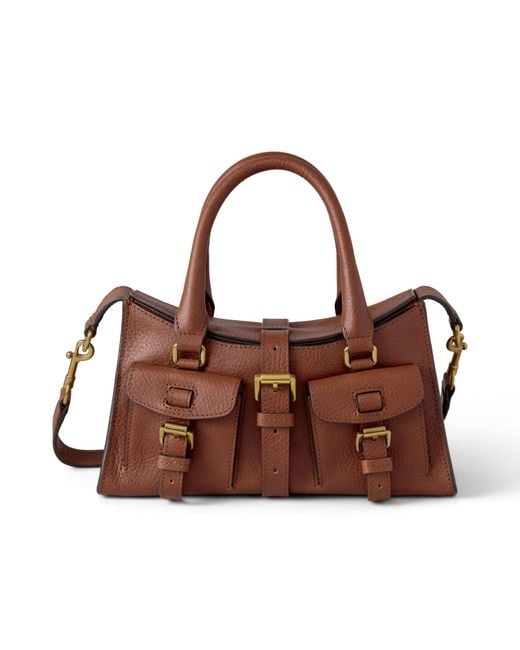 Mulberry Brown Small Roxanne Oak