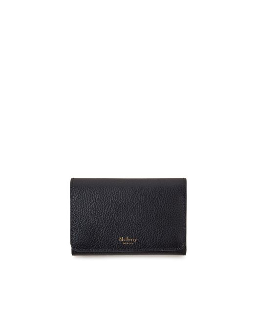 Mulberry Blue Continental Trifold