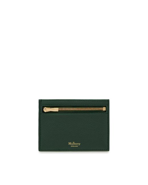 Mulberry Green Reißverschluss kartenhalter, grün
