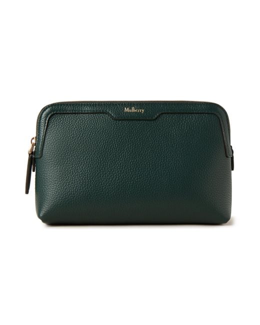 Mulberry Green Small Cosmetic Pouch for men