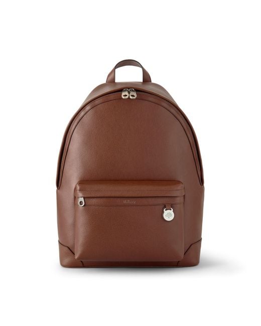 Mulberry Brown Heritage Zipped Backpack for men