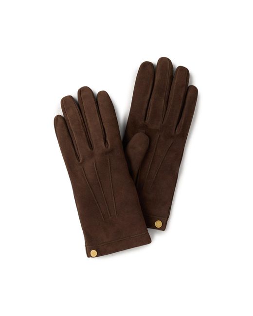 Mulberry Brown Wildleder-Handschuhe