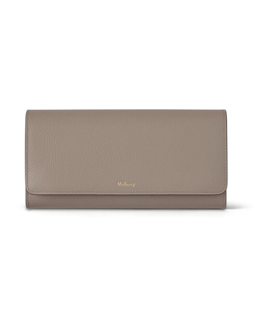 Mulberry Brown Continental Wallet Cashmere Taupe