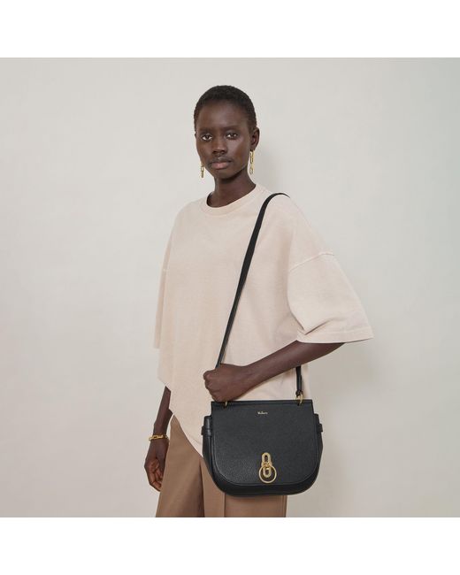 Mulberry Black Amberley Satchel
