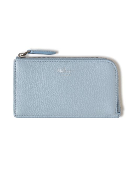 Mulberry Blue Continental Key Pouch