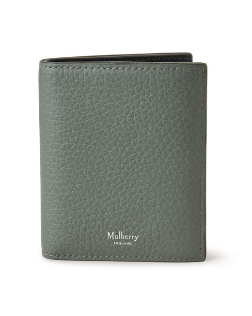 Mulberry Trifold Wallet In Uniform Heavy Grain In Green For Men Lyst Uk