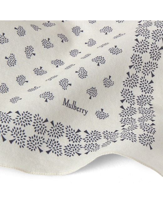 Mulberry Multicolor Small Square Scarf