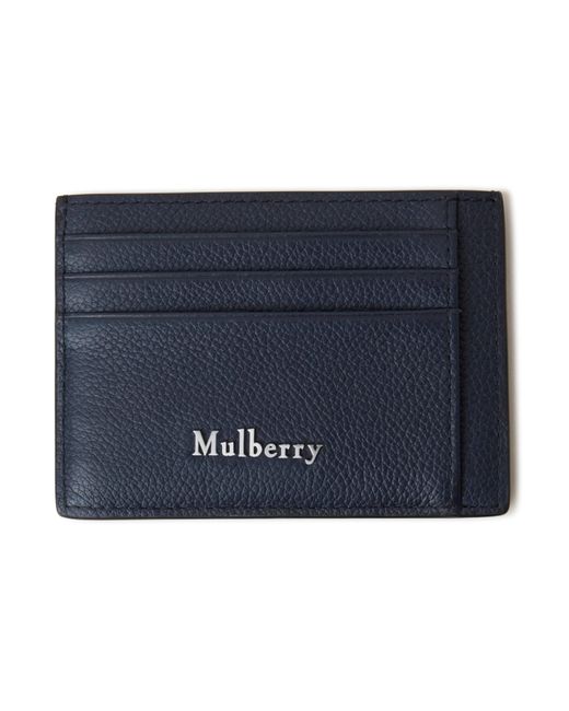 Mulberry Blue Farringdon Card Holder for men