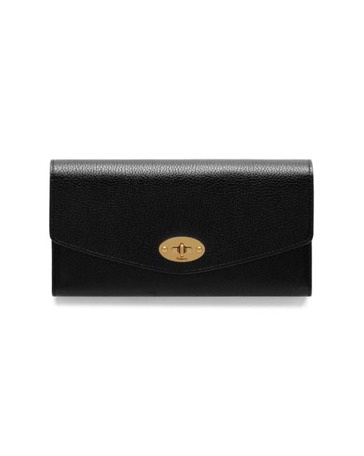 Mulberry Black Darley Wallet