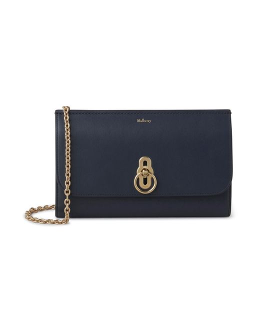 Mulberry Blue Amberley Clutch Night Sky