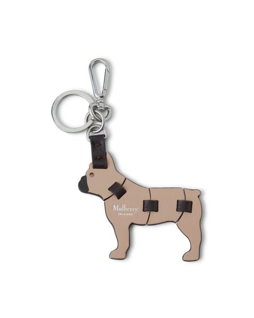 Mulberry Metallic Puzzle Keyring
