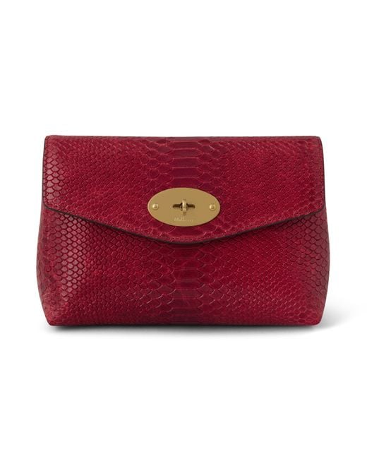 Mulberry Red Darley Cosmetic Pouch Apple