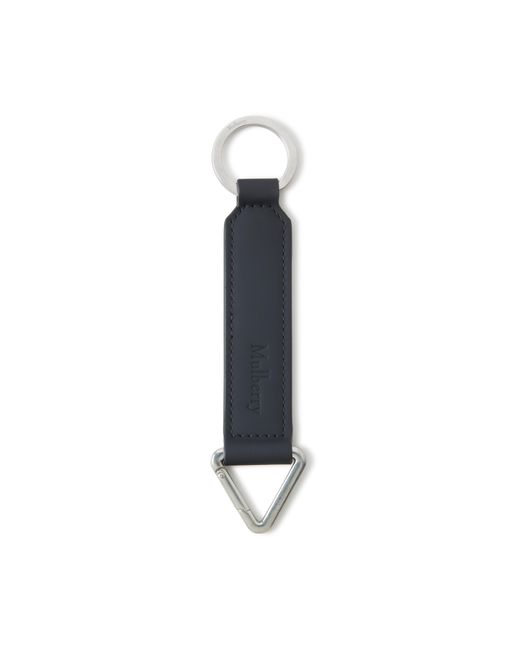 Mulberry Blue Leather Dalston Keyring for men