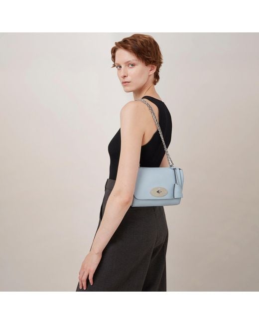 Mulberry Blue Lily Poplin