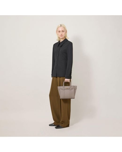 Mulberry Natural Mini Zipped Bayswater