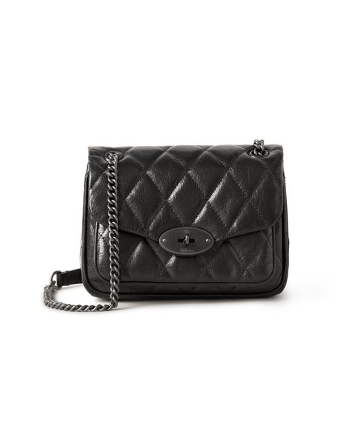 tage ned Dynamics bue Mulberry Mini Darley Shoulder Bag In Black Quilted Shiny Calf | Lyst  Australia