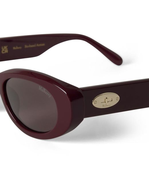 Mulberry Brown Mara Sunglasses Cherry
