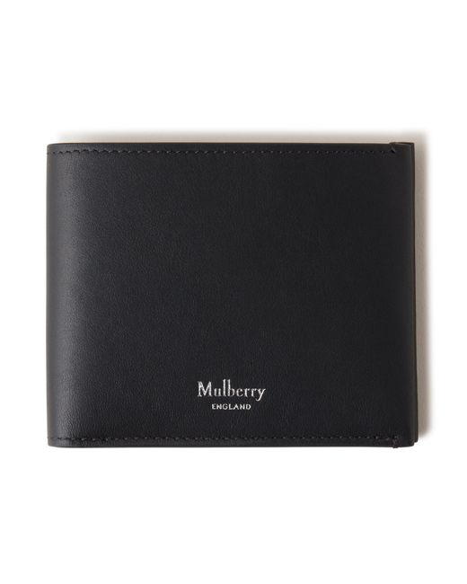 Mulberry Black Camberwell 8 Card Wallet for men