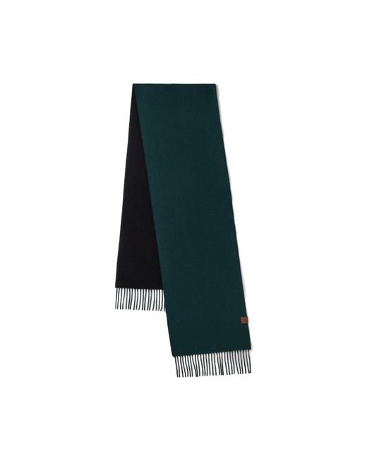 Mulberry Green Reversible Cashmere Bi-Colour Scarf