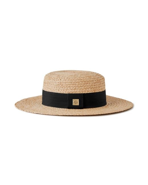 Mulberry Natural Summer Boater Hat