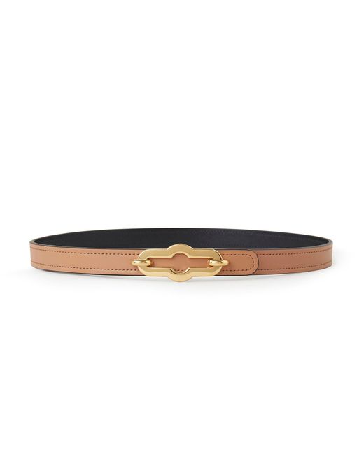 Mulberry Brown Pimlico Reversible Thin Belt