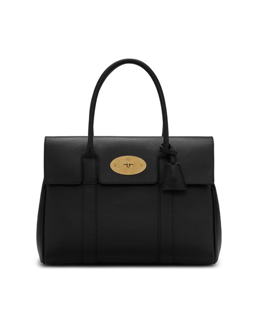 Mulberry Black Bayswater-Brass