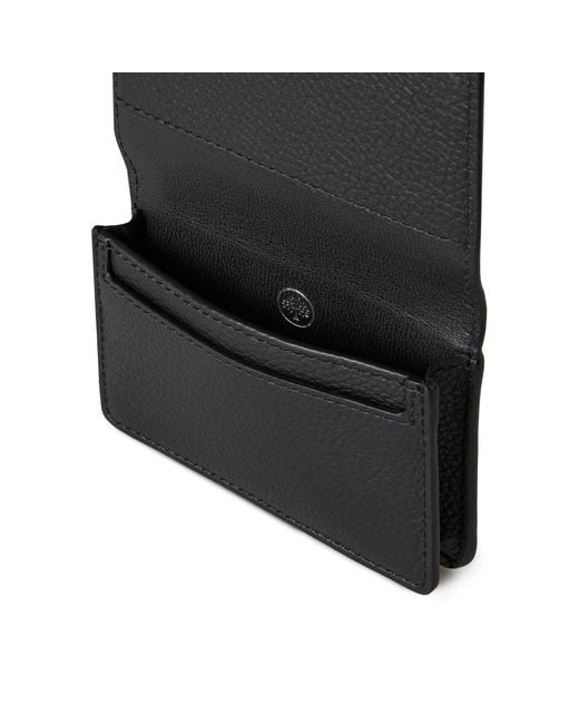 Mulberry Black Continental Card Case