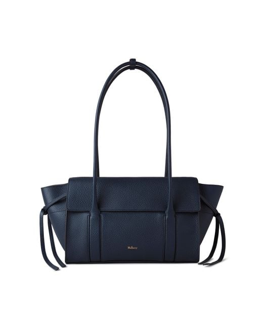 Mulberry Blue Small Soft Bayswater