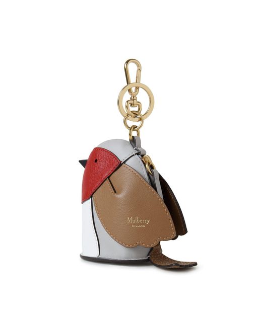 Mulberry Brown Case Keyring