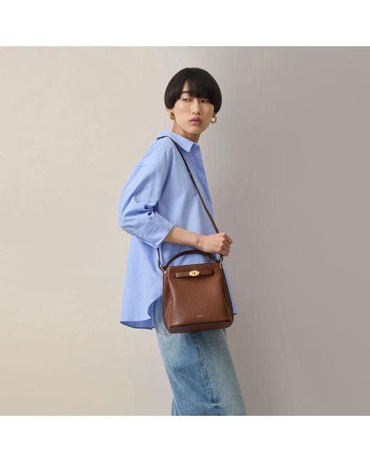 Mulberry Brown Islington Bucket