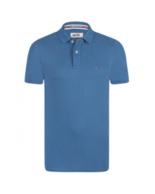 Hilfiger Denim Blue Pilot Flag Polo T-shirt for men