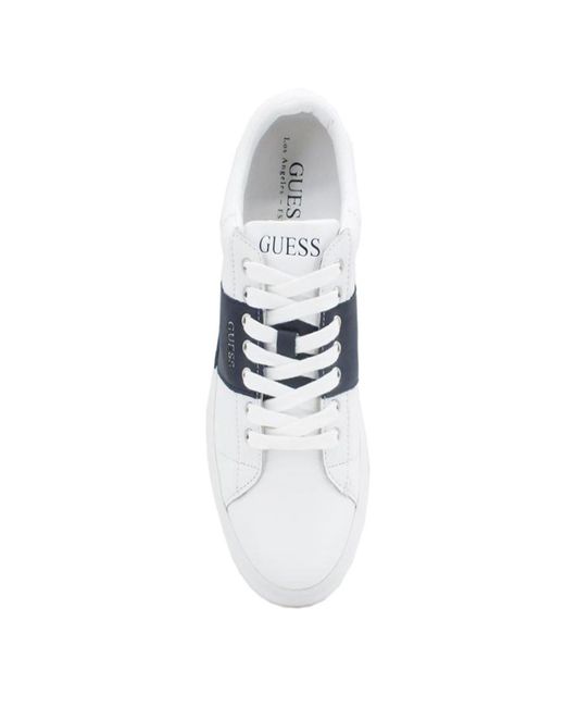 guess blue trainers