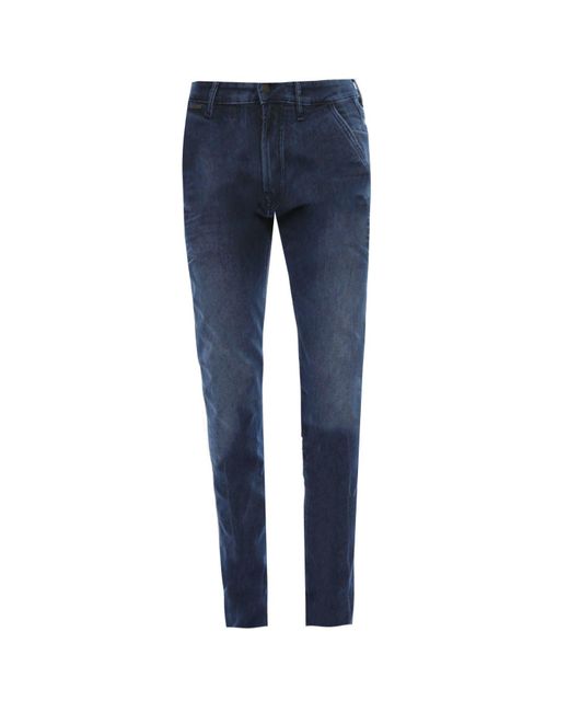 Guess Denim Adam Super Skinny Fit Blue Jeans for Men - Lyst