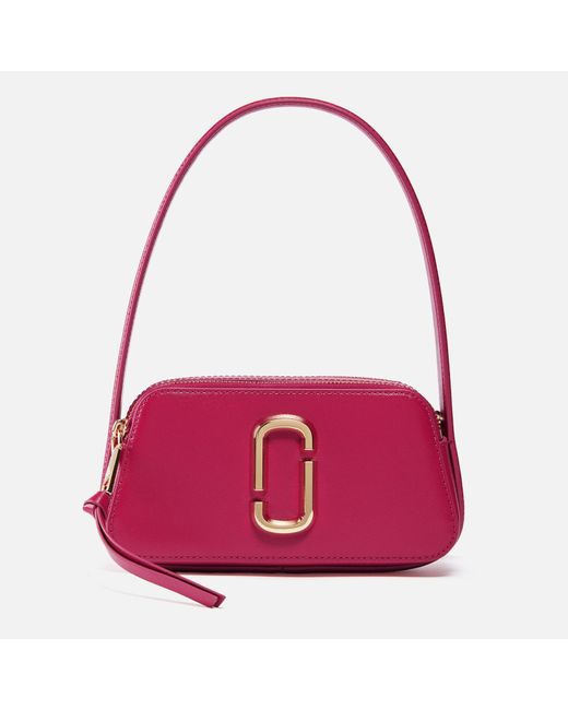 Marc Jacobs Pink The Slingshot Leather Snapshot Bag