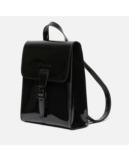 Dr. Martens Black Mini Patent Leather Backpack